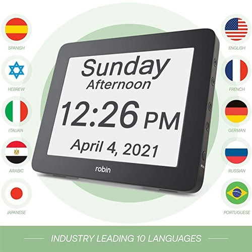 Premium Day Clock w/ Reminders