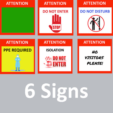 Fast Room Status System – Includes 6 Signs