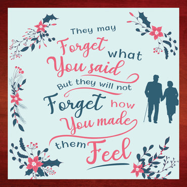 Motivational quote with floral design and silhouette of a couple inspiration collection.