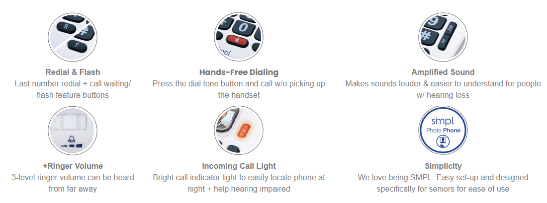 Photo Phone w/ Hands-Free Dialing