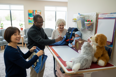 Sensory Therapy Life Skills Station
