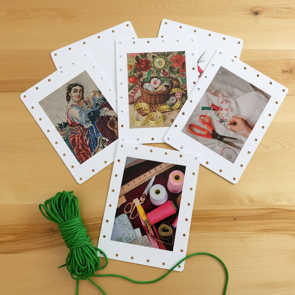 Sewing Lacing Cards