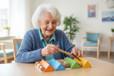 woman-playing-with-fidget-sensory-tactile-kit