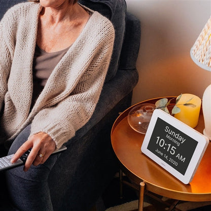 Dementia Day Clock with Voice Reminders - Memory Aid for Alzheimer's