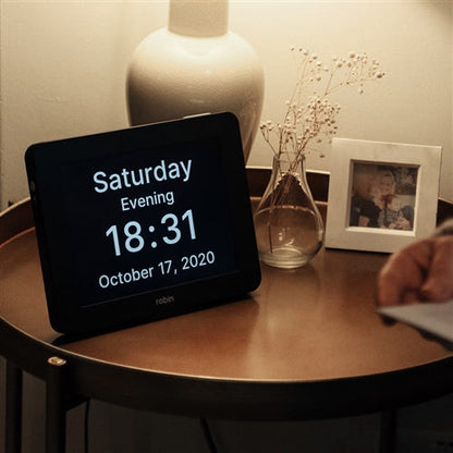 Dementia Day Clock with Voice Reminders - Memory Aid for Alzheimer's