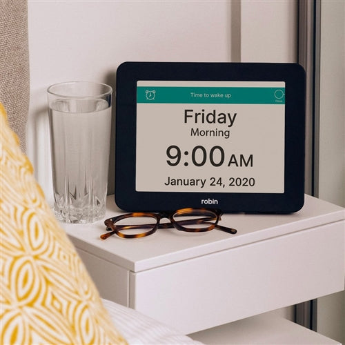 Dementia Day Clock with Voice Reminders - Memory Aid for Alzheimer's