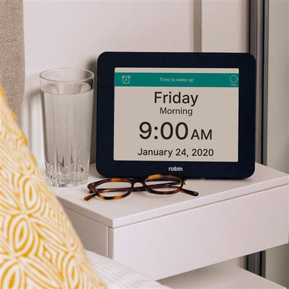 Dementia Day Clock with Voice Reminders - Memory Aid for Alzheimer's