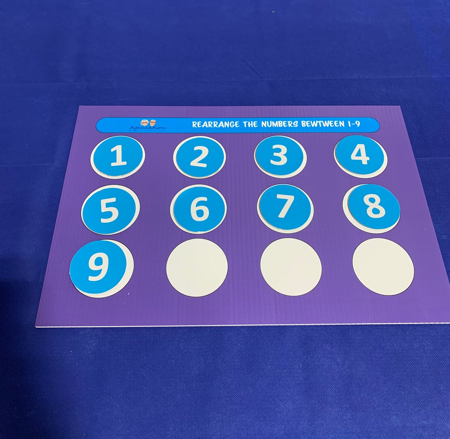 Rearrange The Numbers Slide Puzzle