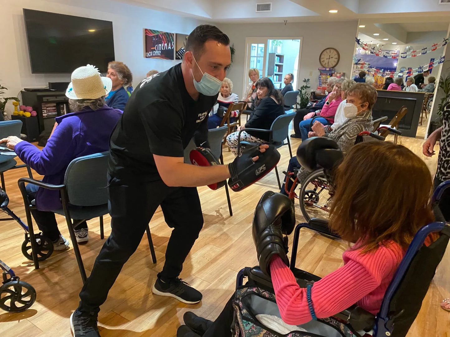 Seated Boxing Training