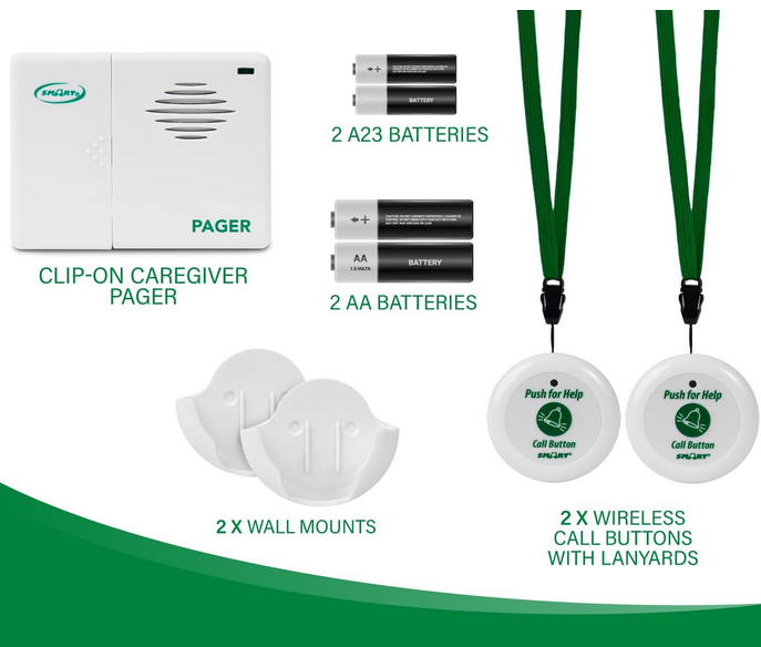 Caregiver Call Button - Sends Signal to Pager
