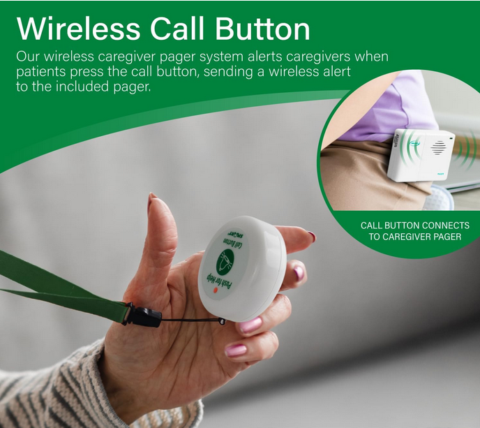 Caregiver Call Button - Sends Signal to Pager
