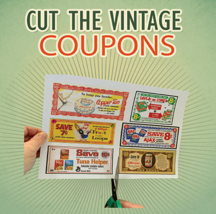 Vintage Coupons for cutting and saving like the good-old days