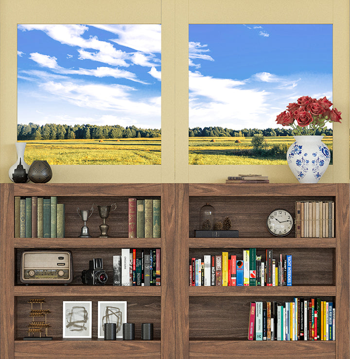 Camouflage Door Murals Double Door