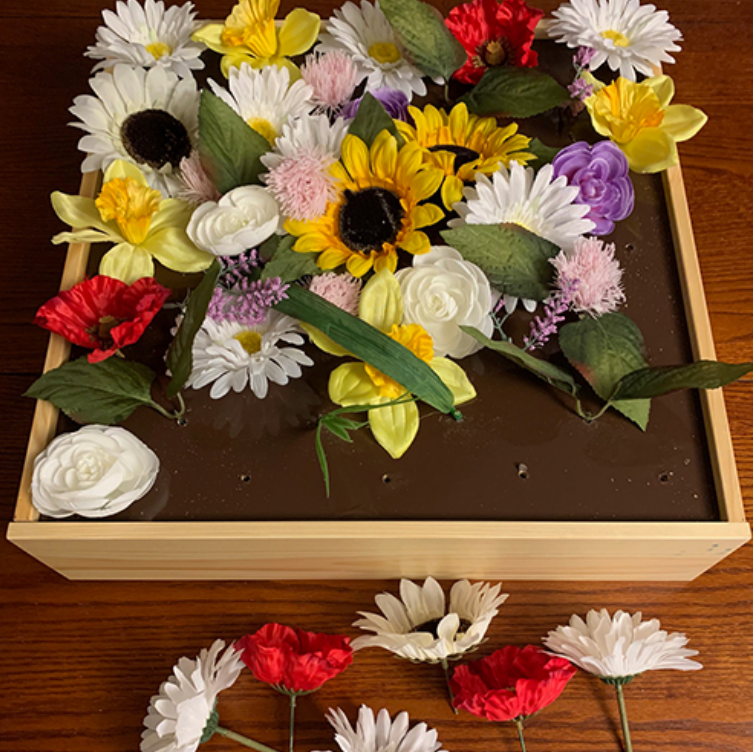 Interactive Magnetic Planter Activity Station for Seniors