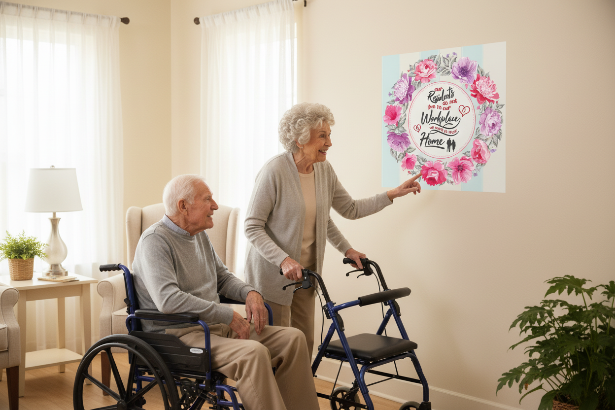 Inspire collection on the wall