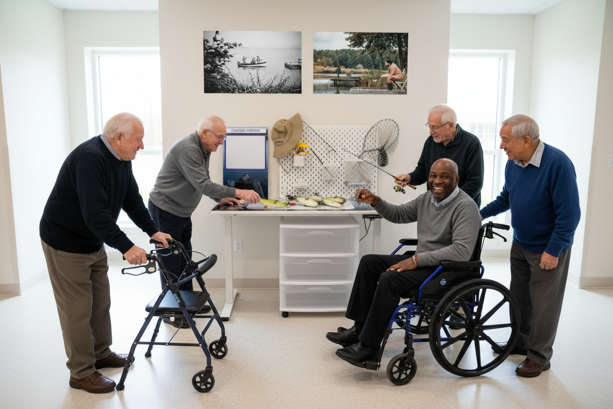 Life Skills Station Fishing Station for Seniors