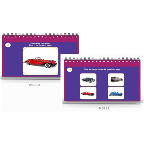 Memory Training Cards Memory Training Book – Cognitive Exercise for Dementia & Memory Care ...