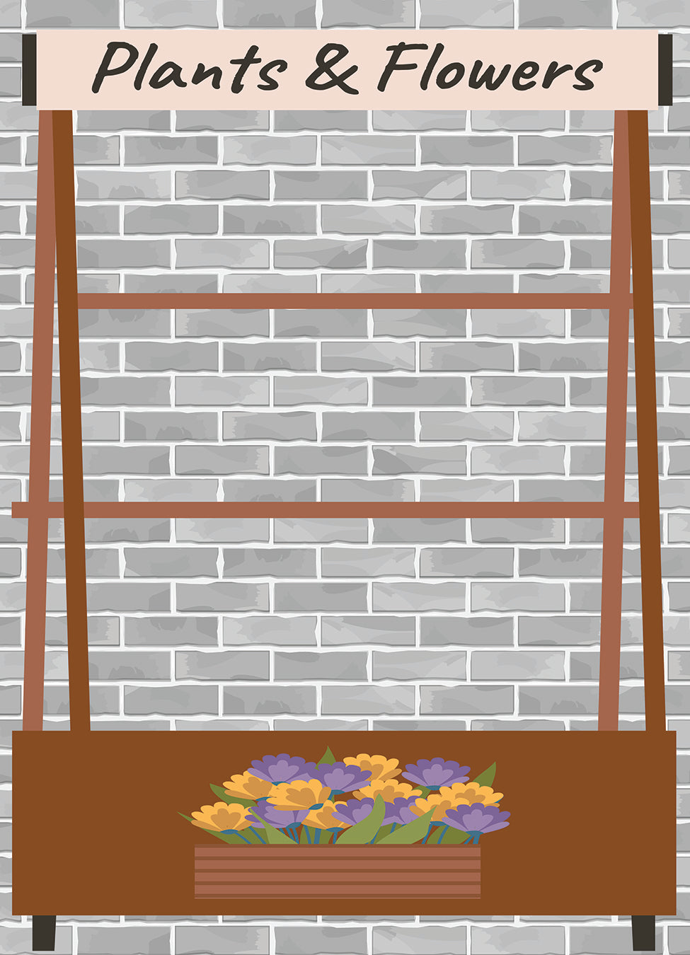 Plant-stand-flower-kit-mural