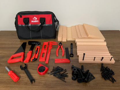 Safe foam tool set for dementia patients 