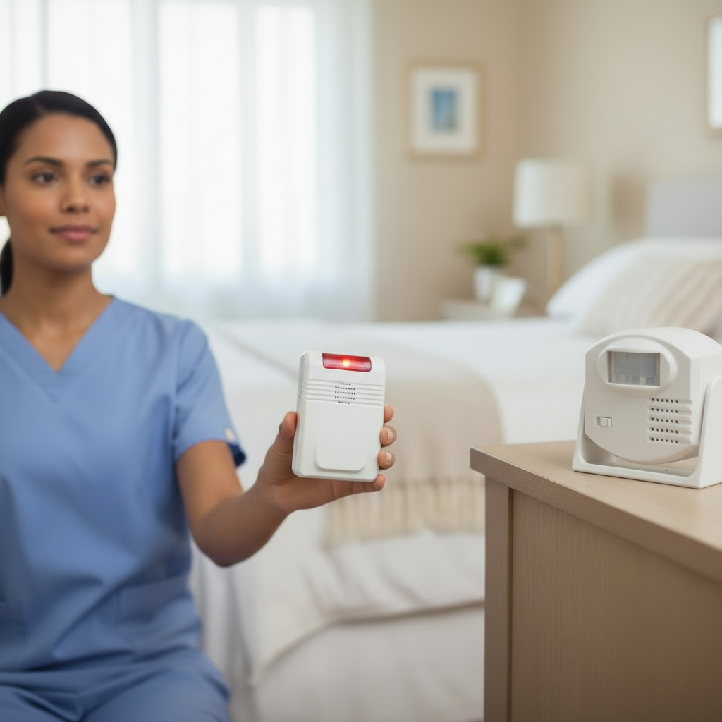 Complete wander alarm unit