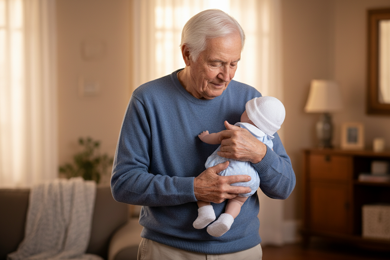 David Therapy Doll - senior male facing forward