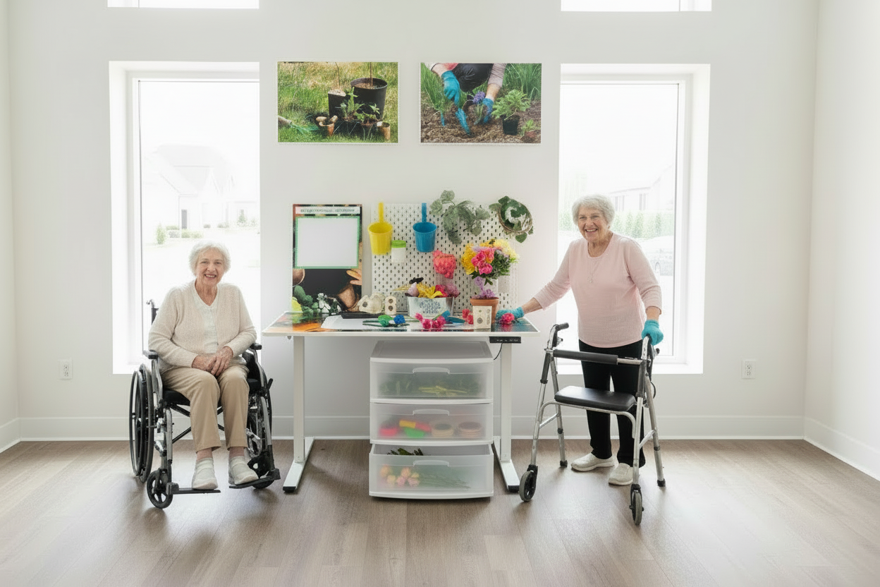 Gardening Life Skills Station