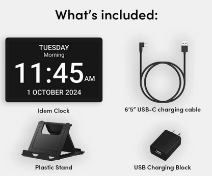 Connected Smart Clock for Seniors by Idem