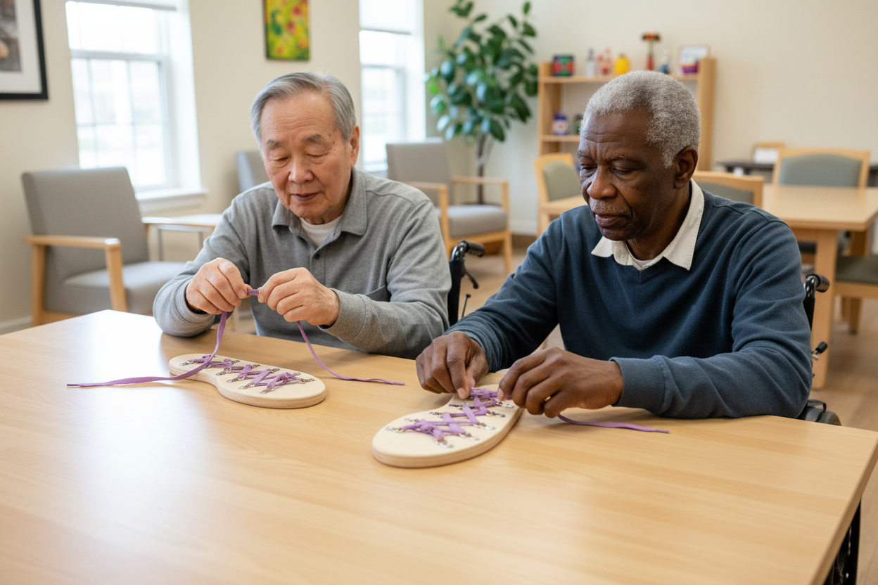 Lacing Shoe – Fine Motor Skills Activity for Dementia Care – Ageucation ...
