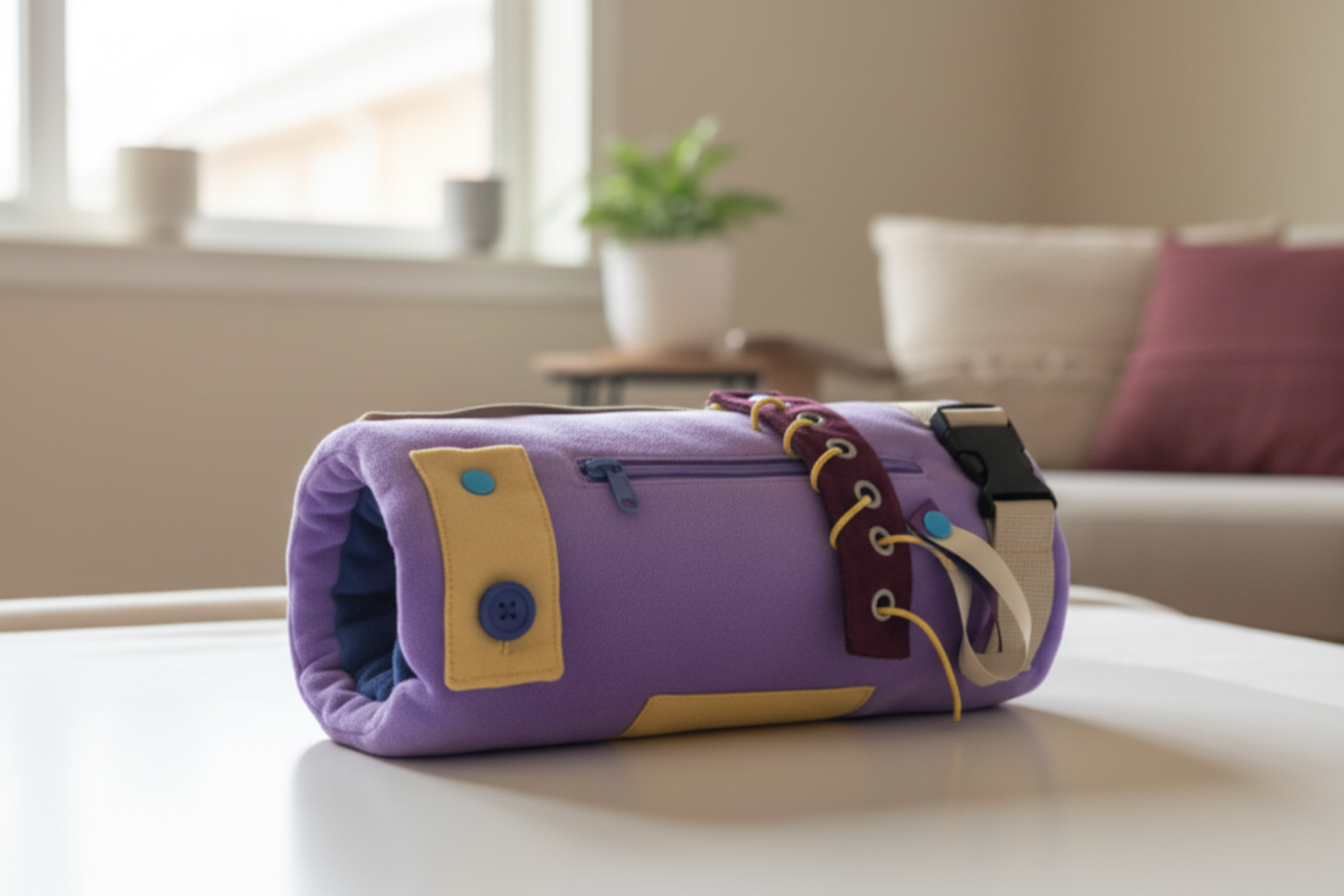 Lavender Hand Muff Only - No Blanket