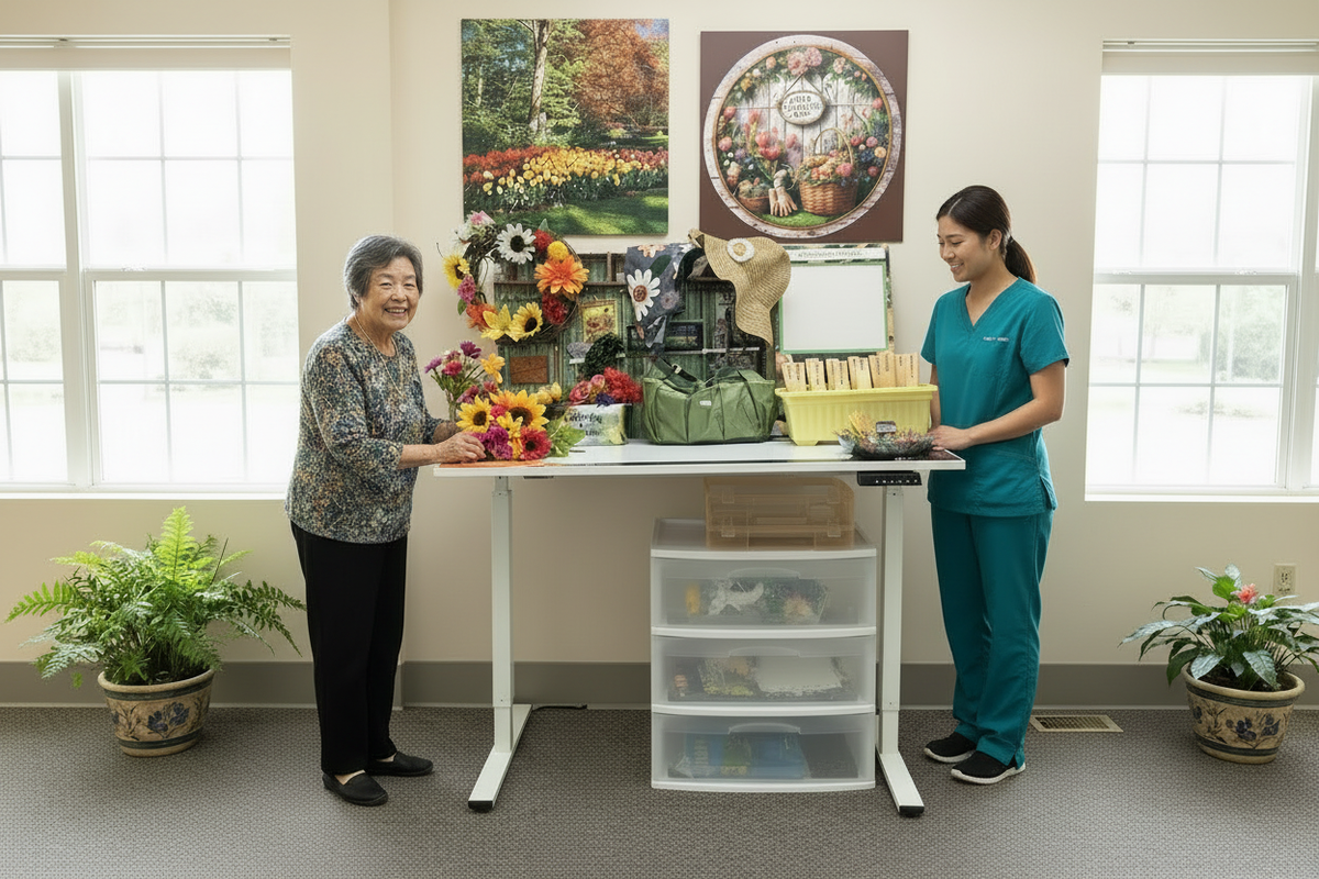 Life Skills Gardening Station - Lifestyle Marketing Image