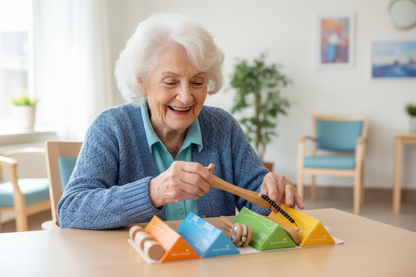 woman-playing-with-fidget-sensory-tactile-kit